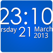 Simple Digital Clock Widget
