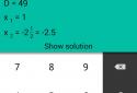 Quadratic Equation Solver screenshot 1