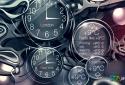Black clock live wallpaper screenshot 2