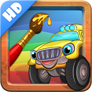 Раскраска Веселый транспорт