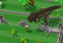 Jurassic Hopper: Crossy Dinosaur Shooter Game screenshot 1