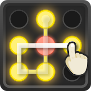 Neon Hack: Pattern Lock Game