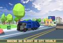 Blocky Garbage Truck SIM PRO screenshot 1