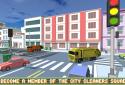 Blocky Garbage Truck SIM PRO screenshot 3