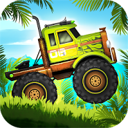 Jungle Monster Truck Adventure Race