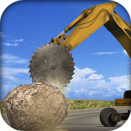 Heavy Excavator Stone Cutter: kids Excavator Games