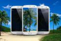 Beach Palms Sea Sunrise 3D Live Wallpaper FREE LWP screenshot 1