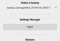 ROM Settings Backup Pro screenshot 2