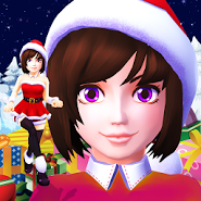 Дівчинка Santa Run Xmas Появи