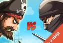 Pirate Vs Ninja Games Free 2 player game (2p game) screenshot 1