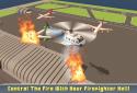 Blocky Helicopter City Heroes screenshot 2