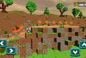 Blocky Car Stunts : Impossible Tracks screenshot 4