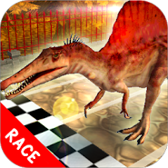 Dino Pet гоночна гра: Spinosaurus бігти !!