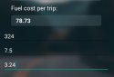 Fuel Calc - учет расходов на топливо screenshot 1
