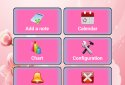 Woman diary (calendar) screenshot 1