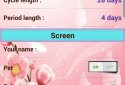 Woman diary (calendar) screenshot 6