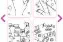 Nail Art Color – Glitter Girls Coloring Book screenshot 8