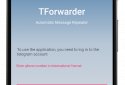 TForwarder - auto message forwarding for telegram screenshot 1
