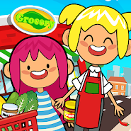 My Pretend Grocery Store - Supermarket Learning