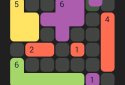 D7: pack the colored Dominoes per 7. Casual game. screenshot 2