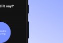What did it say? Language learning tool screenshot 2