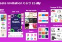 Invitation Maker - Birthday & Wedding Card Design screenshot 2