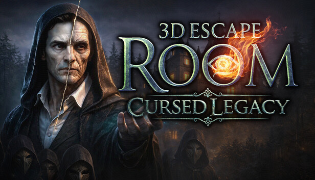 3D Escape Room: Cursed Legacy background