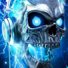 Синий череп